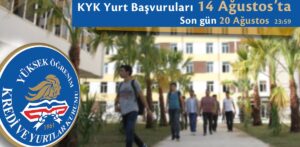 KYK Yurt Başvuruları 14 Ağustos’ta Başlayacak!