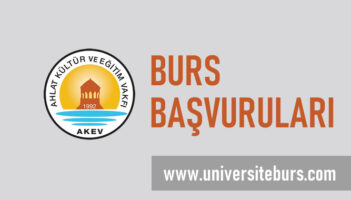 Ahlat Kültür ve Eğitim Vakfı Burs Başvurusu