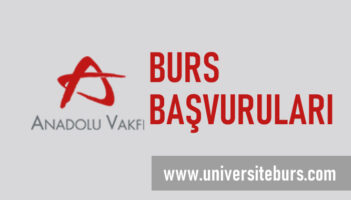 Anadolu Vakfı Burs Başvuruları Başladı!