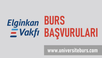 Elginkan Vakfı (Elginkan Holding) 2020 Burs Başvurusu