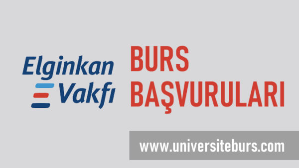 Elginkan Vakfı (Elginkan Holding) 2020 Burs Başvurusu