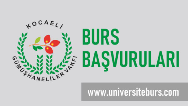 Kocaeli Gümüşhaneliler Vakfı Burs Başvurusu Başladı!