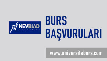 NEVBİAD Burs Başvurusu Başladı!