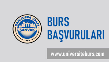 Şanlıurfa Vakfı (ŞANVAK) Bursu Başvurusu