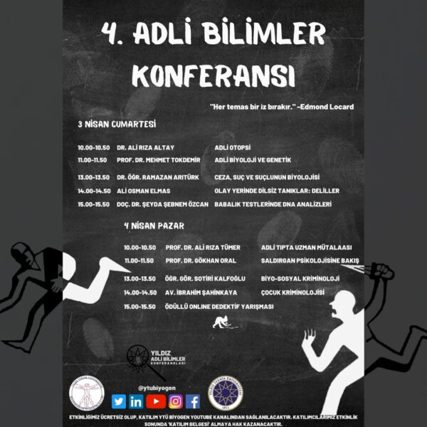 4. Adli Bilimler Konferansı (3-4 Nisan)