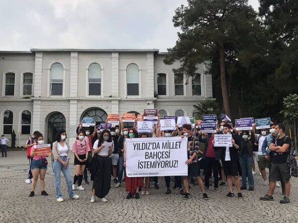 VİDEO HABER: YTÜ Öğrencileri, Millet Bahçesine Karşı Kampüste Buluştu