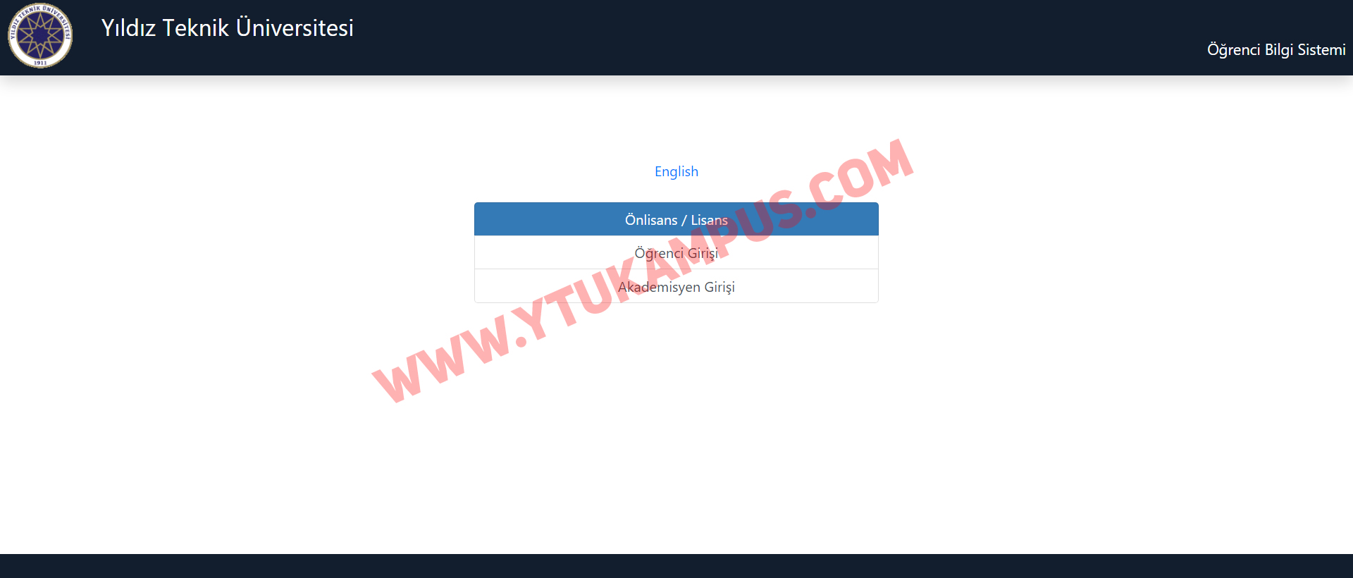 yildiz teknik universitesi usis ten obs ye ogrenci bilgi sistemi geciyor ytu kampus