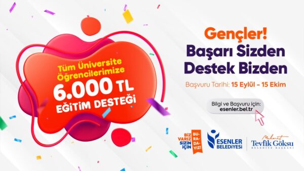 Esenler Belediyesi Burs Başvurusu 2024